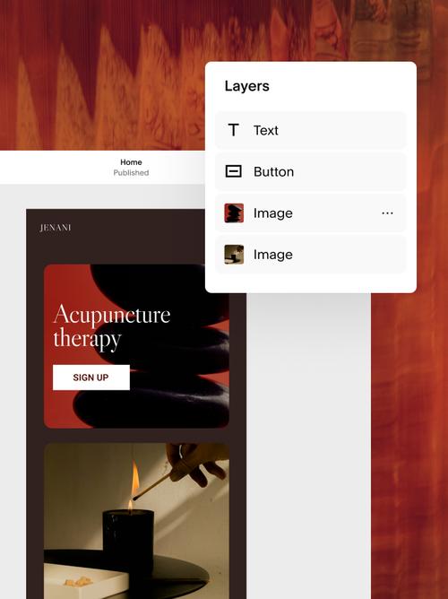 Views showing responsive editing tools that adjust website layouts and design elements across different screen sizes.